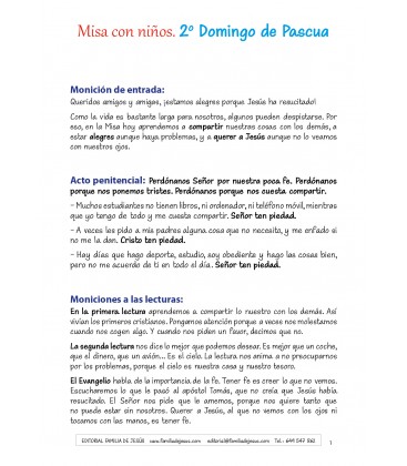 2º Domingo de Pascua. ciclo A