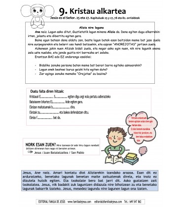 9 euskaraz 2º
