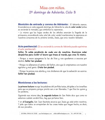 2º domingo de Adviento. Ciclo B