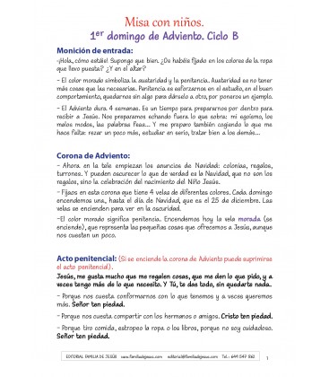 1er domingo de Adviento. Ciclo B