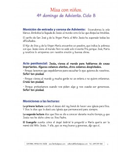 4 Domingo de Adviento. Ciclo B