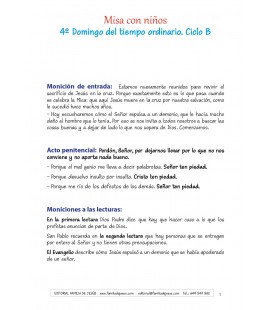 4 Domingo del tiempo ordinario. Ciclo B