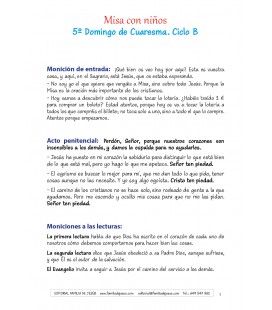 5 Domingo de Cuaresma. Ciclo B