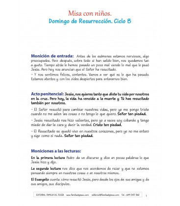 Domingo de Resurrección. Ciclo B