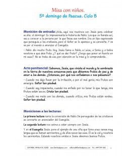 5 Domingo de Pascua. Ciclo B