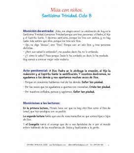 Santísima Trinidad. Ciclo B