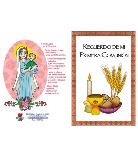 Recuerdo de mi Primera Comunión