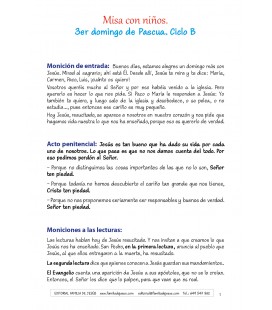 3 Domingo de Pascua. Ciclo B