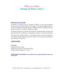 Domingo de Ramos. Ciclo A
