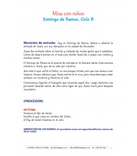 Domingo de Ramos. Ciclo B