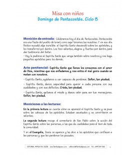 Pentecostés. Ciclo B