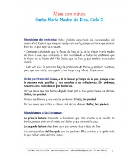 Santa María Madre de Dios. Ciclo C