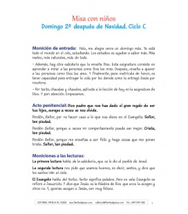 Domingo 2 después de Navidad. Ciclo C