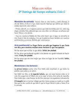 2 Domingo del tiempo ordinario. Ciclo C