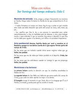 3 Domingo del tiempo ordinario. Ciclo C