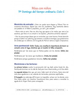 7 Domingo del tiempo ordinario. Ciclo C
