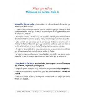 Miércoles de Ceniza. Ciclo C