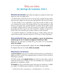 1er domingo de Cuaresma. Ciclo C