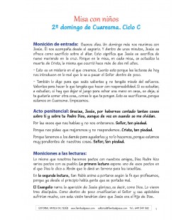 2 Domingo de Cuaresma. Ciclo C