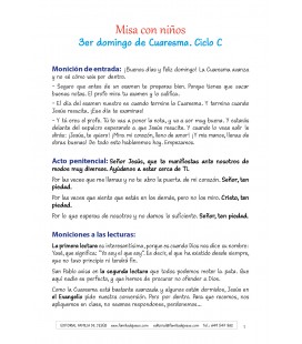 3 Domingo de Cuaresma. Ciclo C