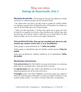Domingo de Resurrección. Ciclo C