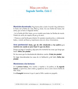 Sagrada Familia. Ciclo C