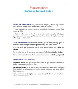 Santísima Trinidad. Ciclo C