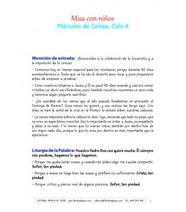 Miércoles de Ceniza. Ciclo A