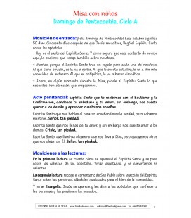 Pentecostés. Ciclo A