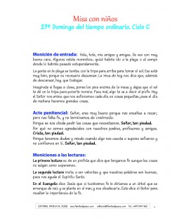 27 Domingo del tiempo ordinario. Ciclo C
