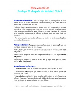 2 domingo después de Navidad. Ciclo A