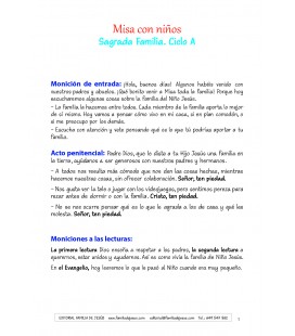 Sagrada Familia. Ciclo A