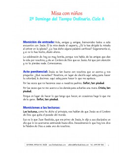2 Domingo del tiempo ordinario. Ciclo A