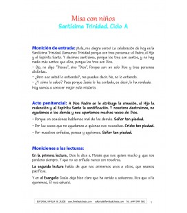 Santísima Trinidad. Ciclo A