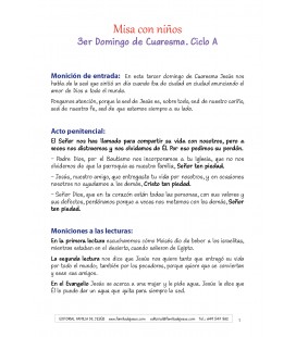 3 Domingo de Cuaresma. Ciclo A