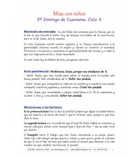 5 Domingo de Cuaresma. Ciclo A